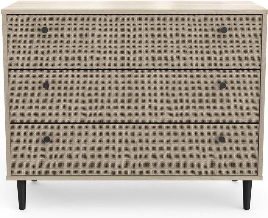 CBA Ladekast Sayuri 3 lades-Kronberg eik wicker