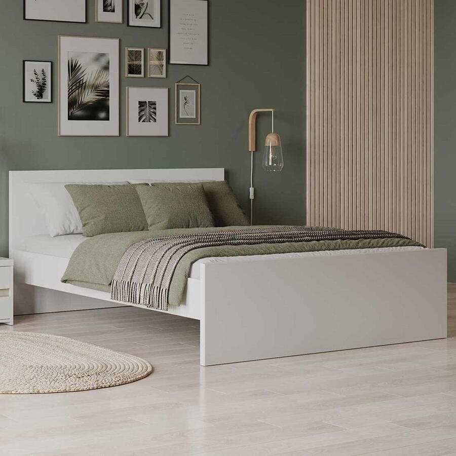 CBA Tweepersoonsbed Clyde 160x200 Wit