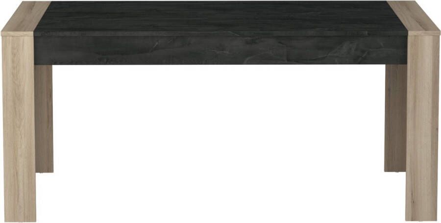 CBA Eettafel Shane 170 x 90 cm-Kronberg eik Sidewalk zwart