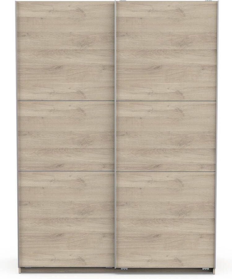 Demeyere GHOST kledingkast Kronberg eiken decor 2 schuifdeuren L.148 x D.59 9 x H.203 cm - Foto 2