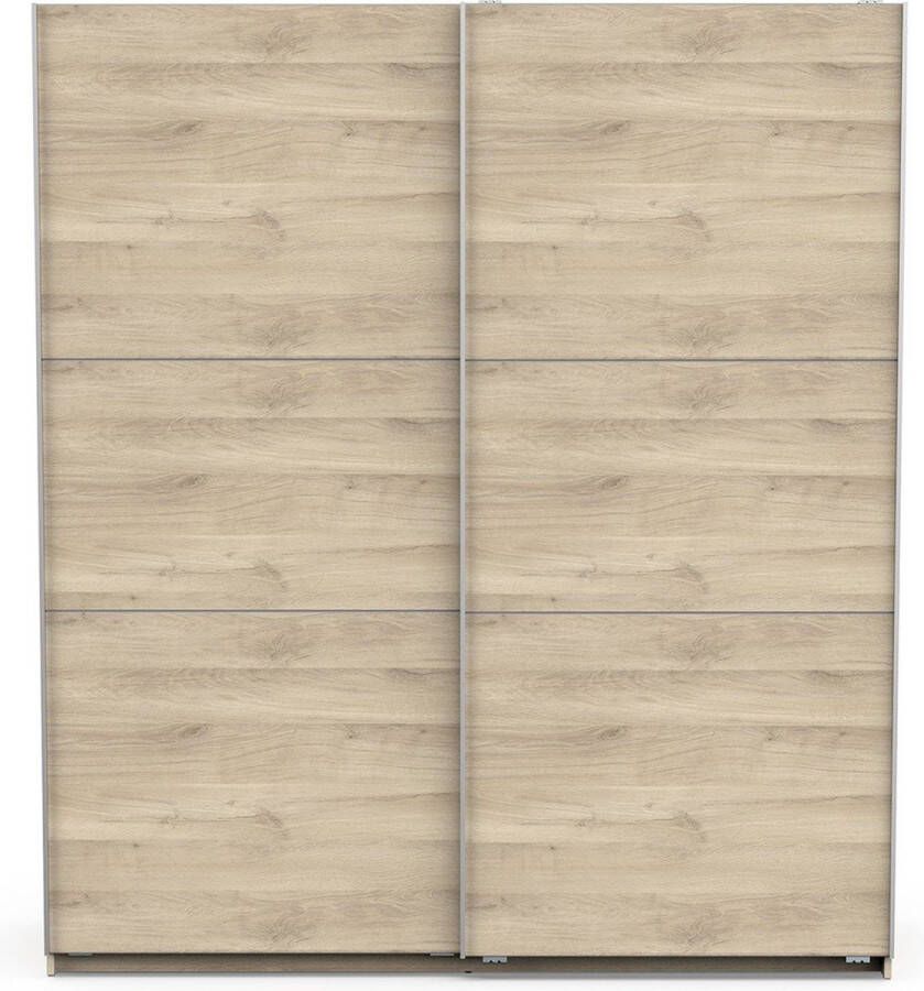 Demeyere GHOST kledingkast Kronberg eiken decor 2 schuifdeuren L.178 1 x D.59 9 x H.203 cm - Foto 3