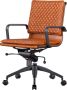 CD Furniture Diamond Softpad Bureaustoel Vintage Cognac Frosted Black Frame - Thumbnail 2