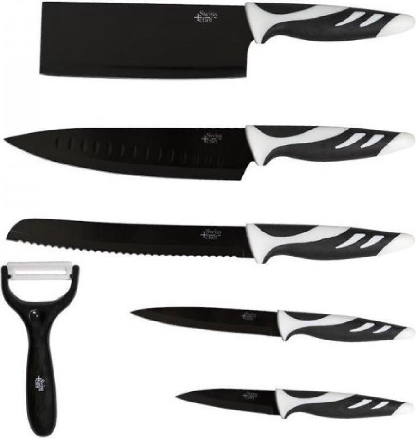 Cecotec Knife Set 01024 Black 6 Pieces