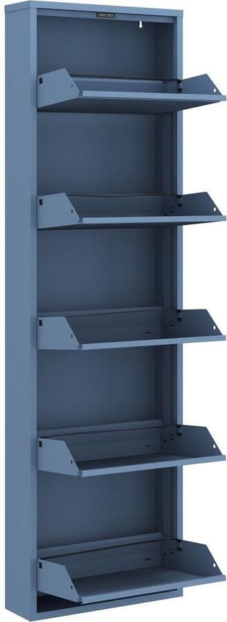 CEHA HOME Schoenenkast Bodi 5-vaks Ocean Blue