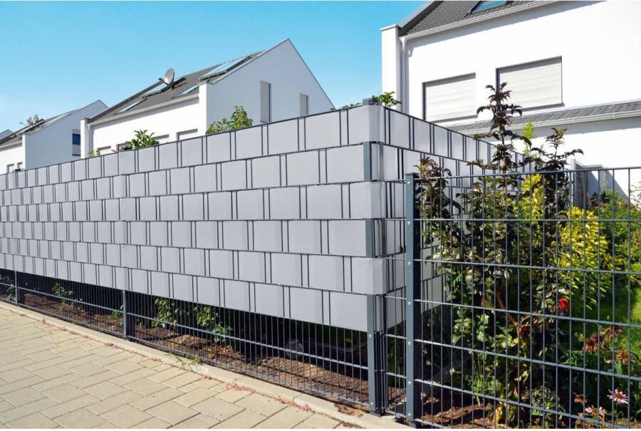 Cellfast Tuinscherm privacy scherm UV-bestendig 20 clips 35m wit