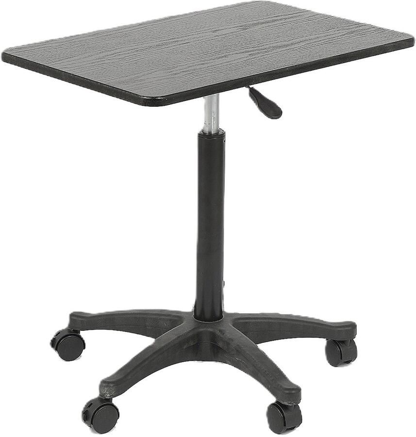 Ceruzo bijzettafel –Laptoptafel- Hoogte Verstelbaar Gasveer Zwart