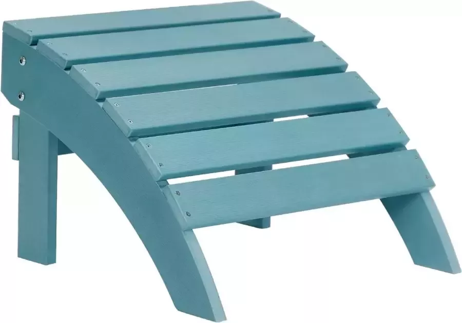 CGPN Adirondack Voetsteun Weerbestendige Kunststof Hout Outdoor Voetenbank voor Patio Tuin Achtertuin (Turquoise)