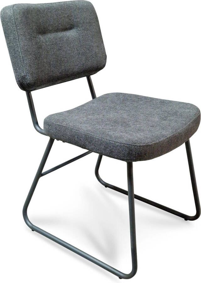 Chair for you eetkamerstoel Odelia Set van 2 Donker antraciet