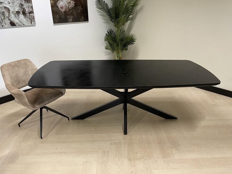 Chair up meubels Deens Ovale Eettafel Modern Scandinavisch Design Luxe visgraat motief 200CM Matrix onderstel