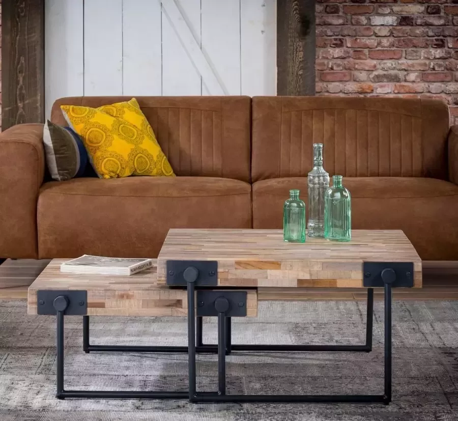 Cheers Living Salontafel Teca 70 x 70