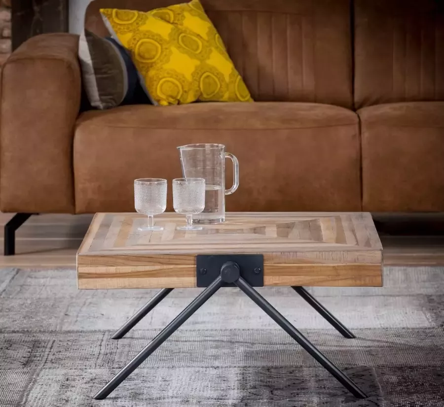 Cheers Living Salontafel Teca balance 80 x 80 cm