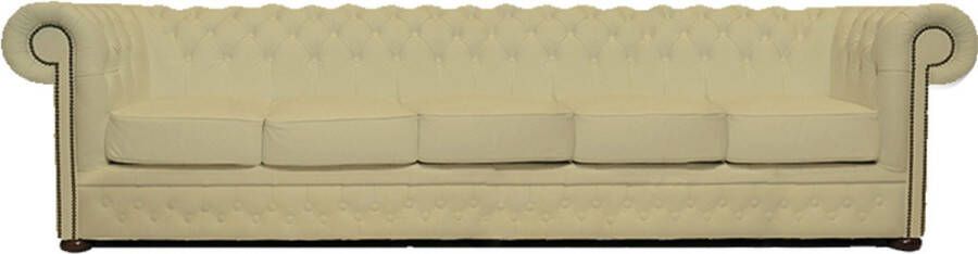 The Chesterfield Brand Chesterfield Bank First Class Leer 5-zits Vanille