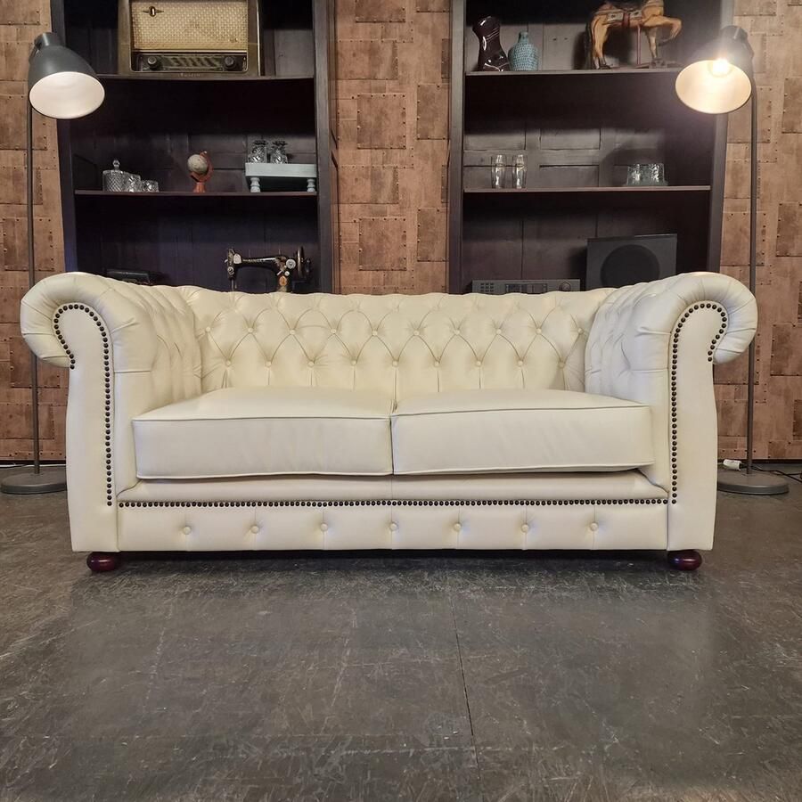 Chesterfield Cresswell 2-zits French White NIEUW!