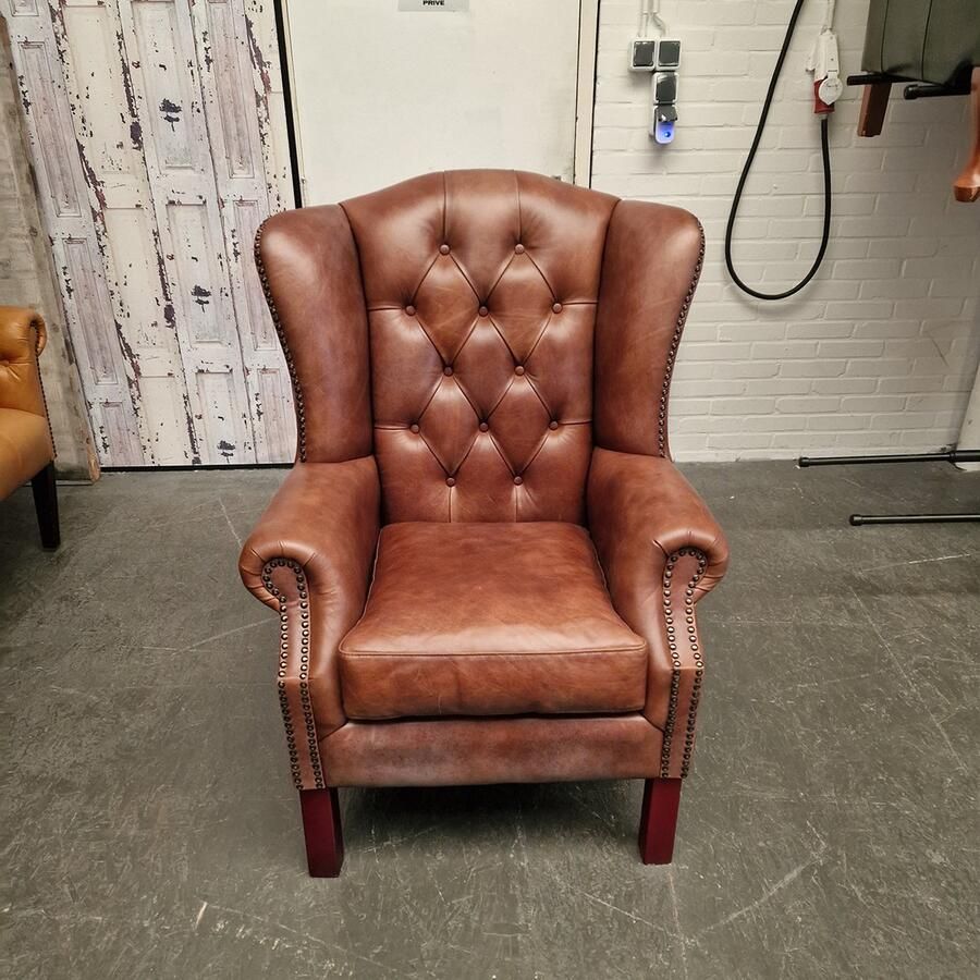 Chesterfield Gloucester Fauteuil – SC-Tan Leer