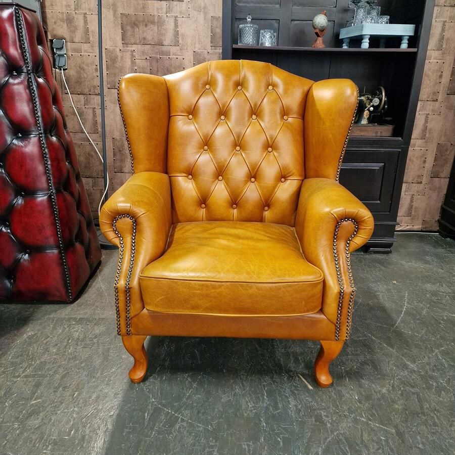 Chesterfield Lord Fauteuil Golden Oak