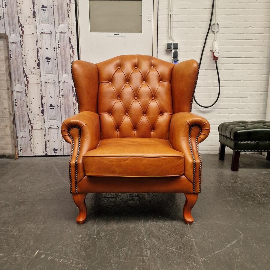 Chesterfield Lord Fauteuil – Golden Oak Leer