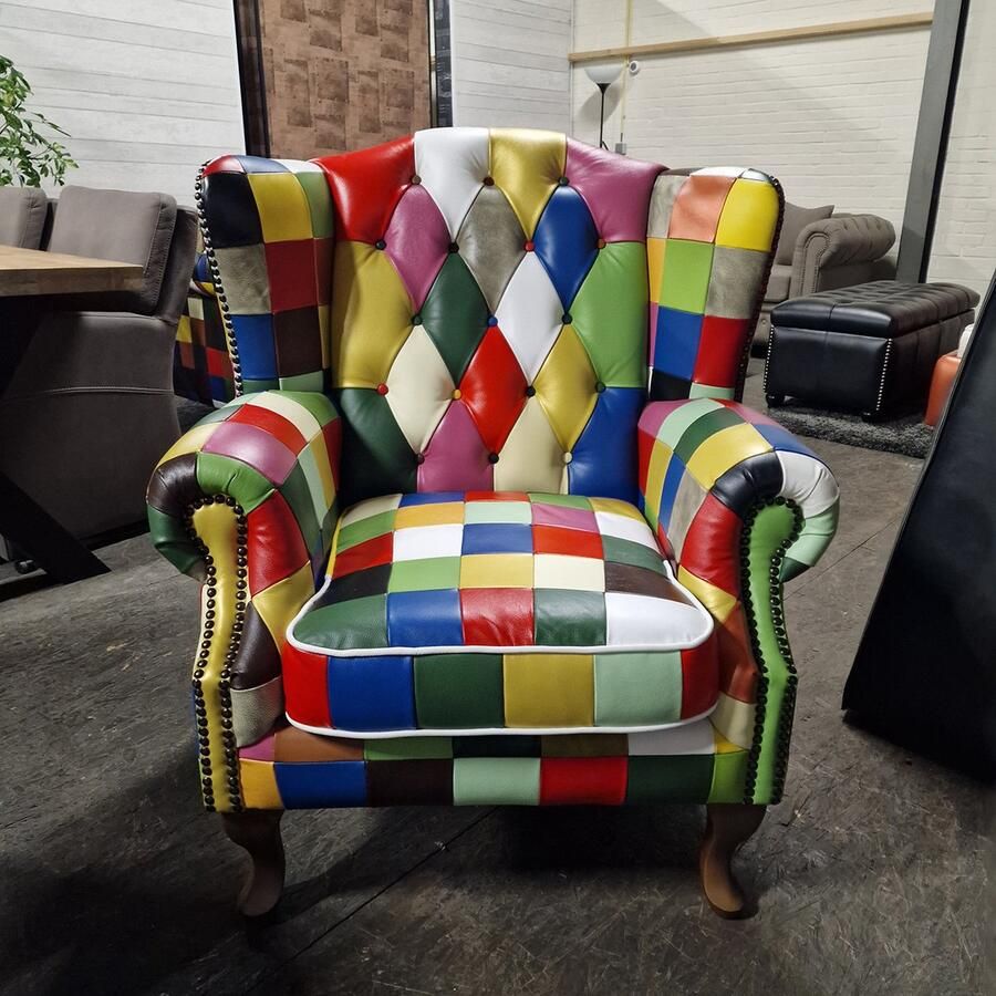 Chesterfield Lord Fauteuil – Kameleon Leer