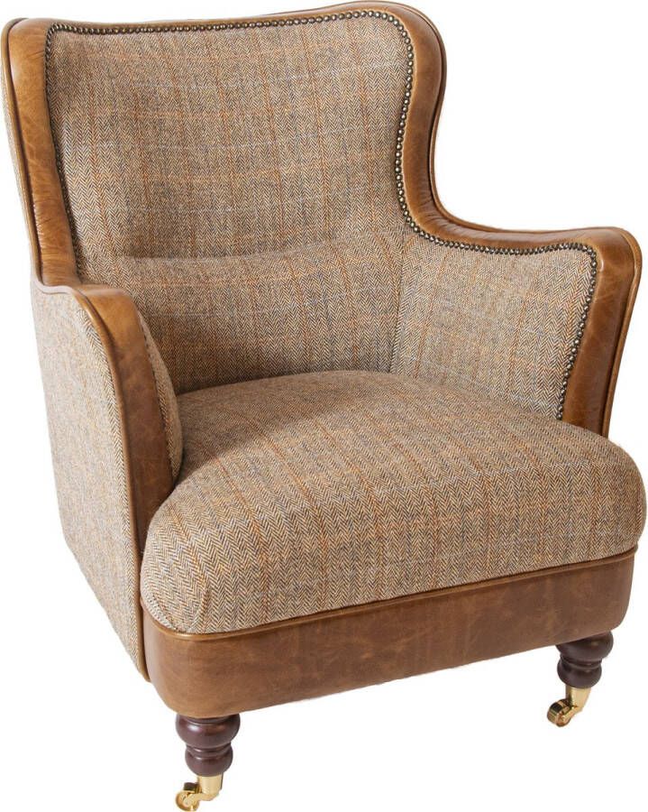 Chesterfield Harris Tweed Erica fauteuil