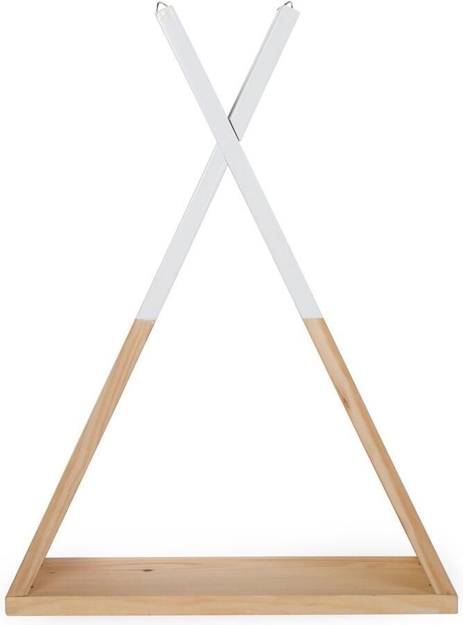 Childwood Zwevende plank Tipi essenhout wit WSTIPI