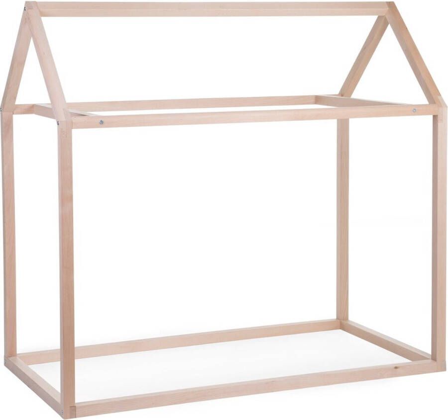 Childhome Bedframe Huis Naturel 70x140 cm Hout