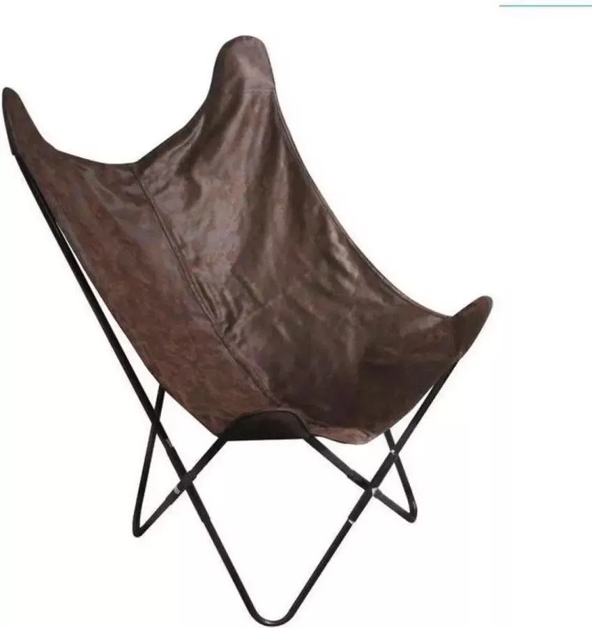 Chimb Vlinderstoel Grijs Butterfly Chair Stoel Fauteuil Metalen onderstel