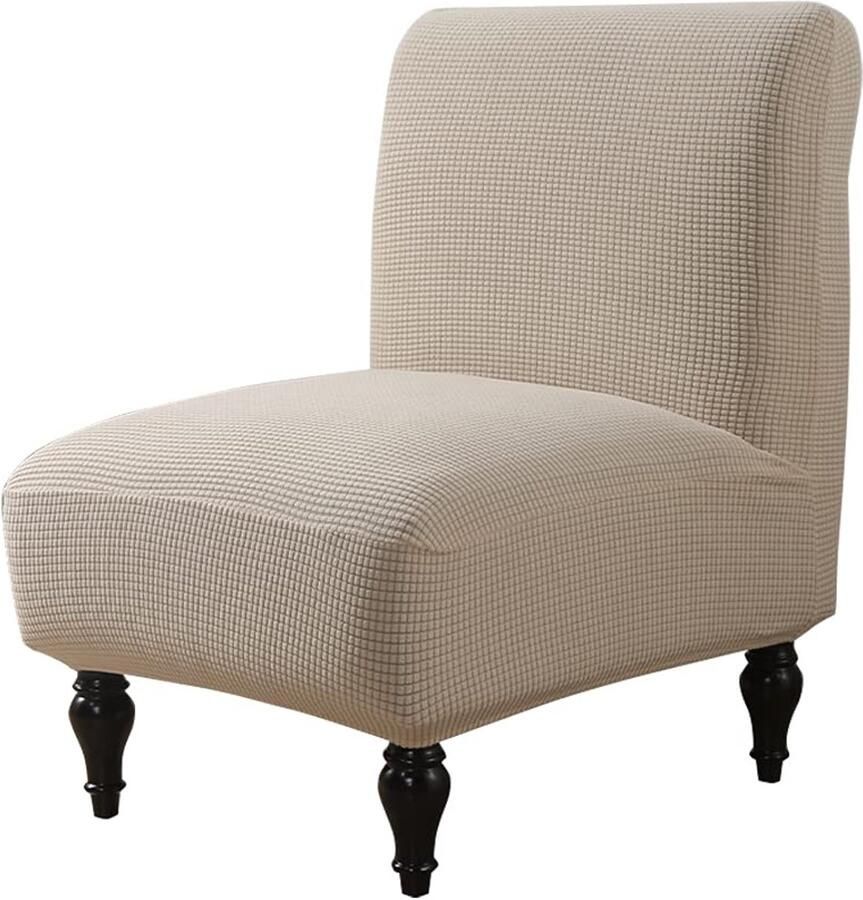 CHNSHOME Fauteuilhoes 1-zits zonder armleuningen Stoelhoes zonder armleuningen Fauteuilhoes Stoelbescherming Stoelhoes stretch