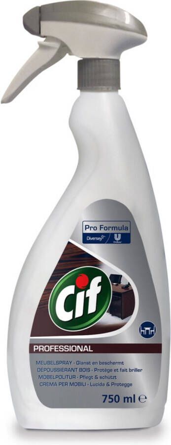 Cif Professional Meubelspray Pro Formula 6 x 750 ml Voordeelverpakking - Foto 2