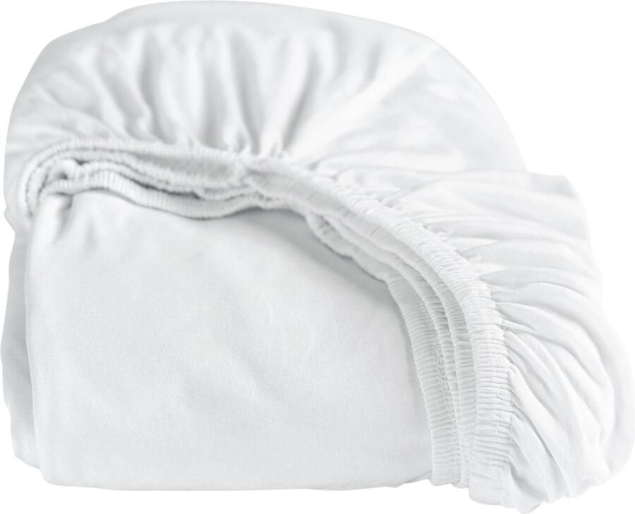 Cinderella Hoeslaken 1 Persoons Flanel 90x200 210 cm Tot 30 cm hoog Geschikt voor boxspring Wit - Foto 2