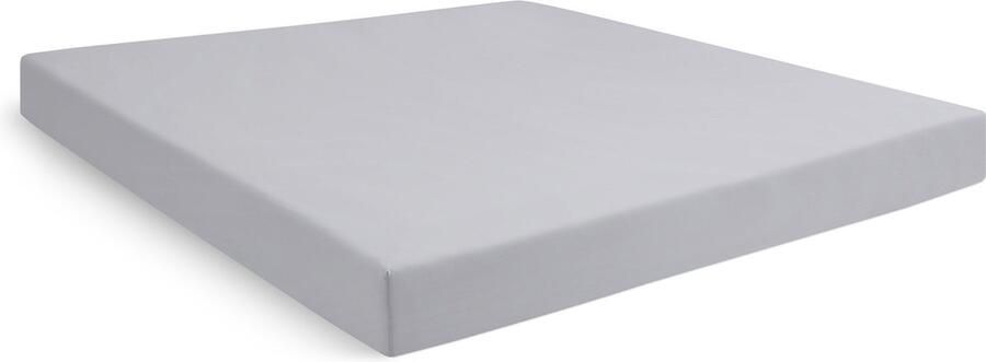 Cinderella Weekend Hoeslaken Geschikt voor Boxspring Katoen 180x210 cm tot 35 cm matrashoogte Licht Grijs - Foto 3