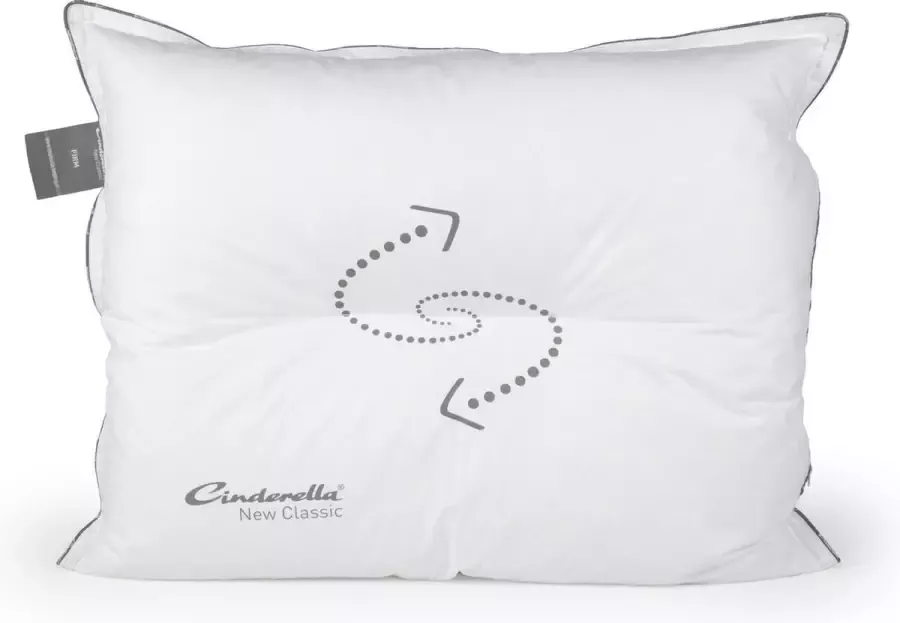 Cinderella New Classic Firm Hoofdkussen Stevig Polyester Vulling Katoenen Tijk 70x60 cm - Foto 2