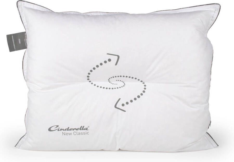 Cinderella New Classic Firm Hoofdkussen Stevig Polyester Vulling Katoenen Tijk 70x60 cm