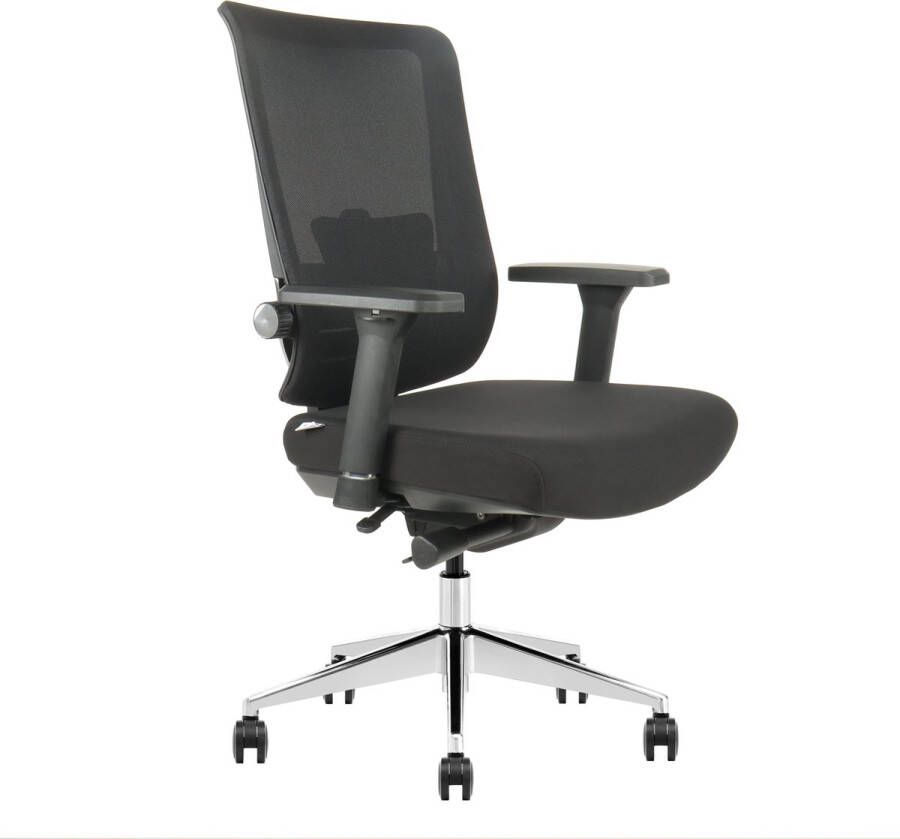 CityLine Topdesign CityLine Luxe ergonomische bureaustoel Maximaal instelbaar Professionele kwaliteit 4D armleuningen Lendesteun Ademend Mesh Hoogwaardige schuimvulling zitting