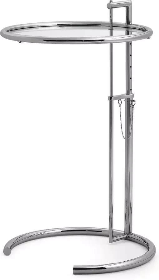 Classicon Adjustable Table E 1027 Metalen plaat zwart chroom