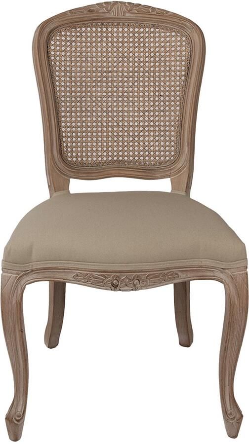 Clayre & Eef Eetkamerstoel 52x49x95 cm Bruin Hout