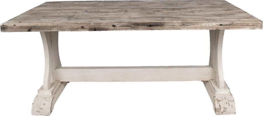 Clayre & Eef Eettafel 190x100x81 cm Bruin Hout Rechthoek