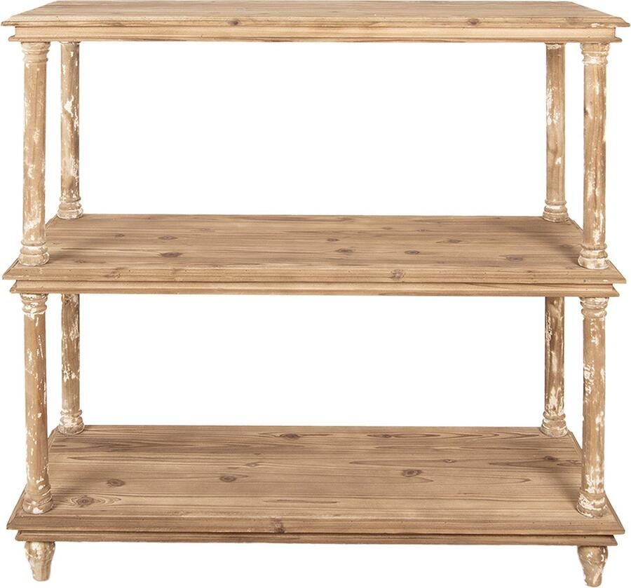 Clayre & Eef Kast 110x40x113 cm Bruin Hout Boekenkast