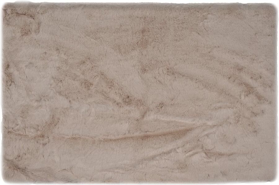 Clayre & Eef Vloerkleed 40x60x2 cm Beige Polyester