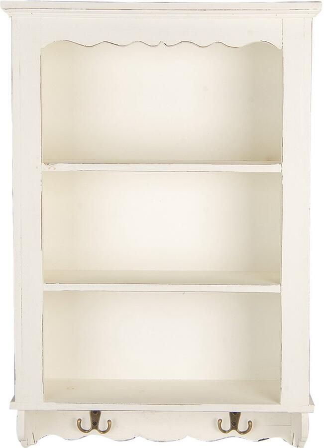 Clayre & Eef Wandkast 46x14x67 cm Bruin Hout