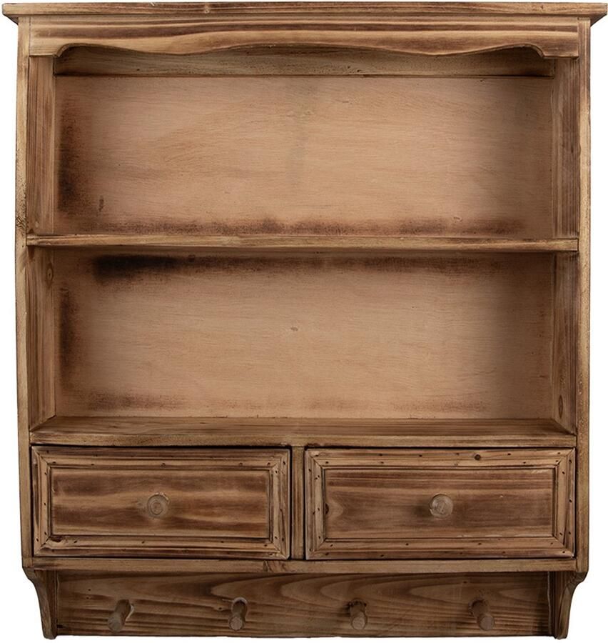 Clayre & Eef Wandkast 56x13x60 cm Bruin Hout - Foto 2