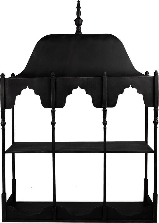 Clayre & Eef Wandrek 102x25x157 cm Zwart Metaal