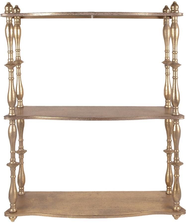 Clayre & Eef Wandrek 60x22x76 cm Goudkleurig Metaal