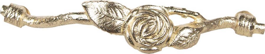 Clayre & Eef Handgreep 16x8x3 cm Goudkleurig Metaal