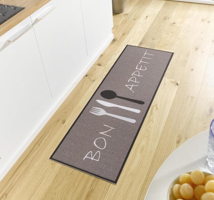 CLORD Keukenloper Bon Appetit Motief Antislip Gemakkelijk te onderhouden