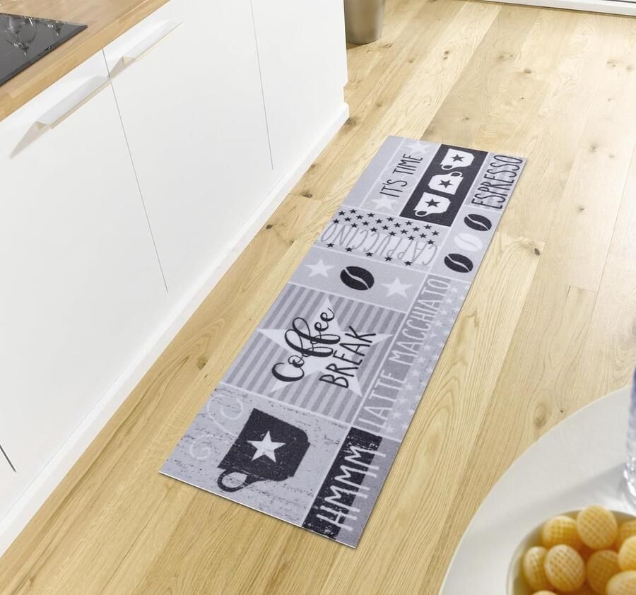 CLORD Keukenloper Coffee Espresso Motief Antislip Gemakkelijk te onderhouden