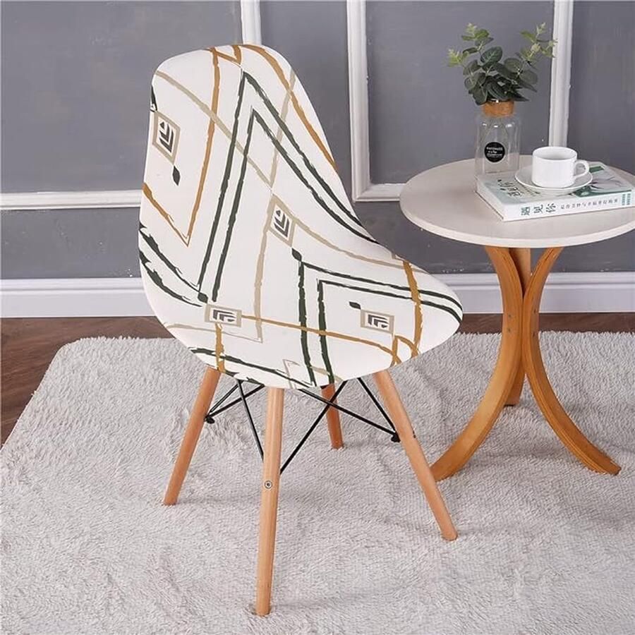 CLORD Kuipstoelhoes verkrijgbaar in sets van 2 4 of 6 stuks. Deze moderne elastische stoelhoezen zijn afneembaar en wasbaar perfect voor eetkamerstoelen. Voeg een vleugje minimalisme toe aan je keukenstoelen met deze set van 6 stoelhoezen