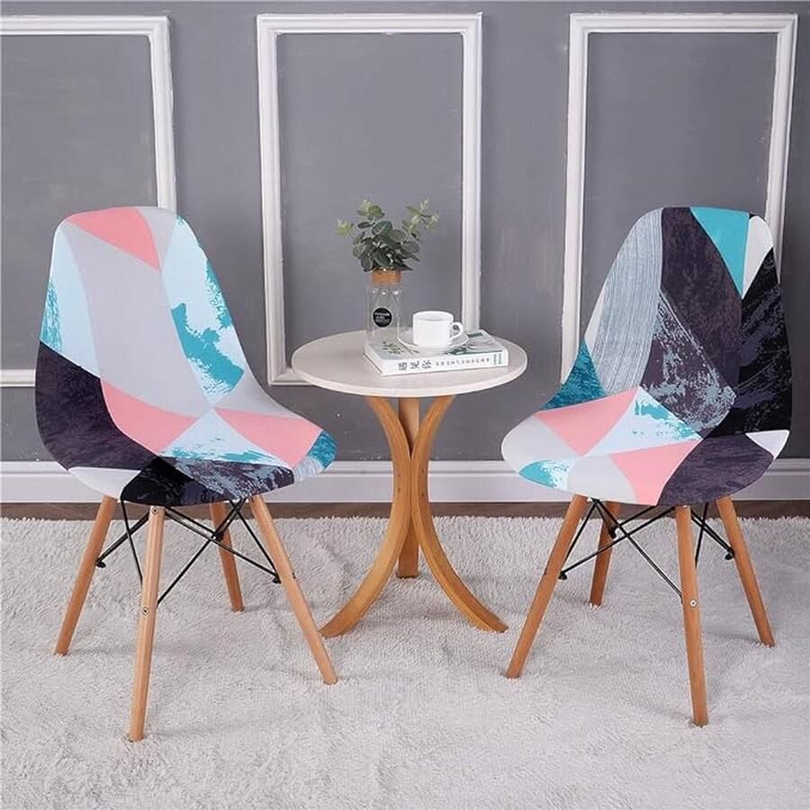 CLORD Kuipstoelhoes verkrijgbaar in sets van 2 4 of 6 stuks. Deze moderne elastische stoelhoezen zijn afneembaar en wasbaar perfect voor eetkamerstoelen. Voeg een vleugje romantiek toe aan je keukenstoelen met deze set van 6 stoelhoezen in een romantisc