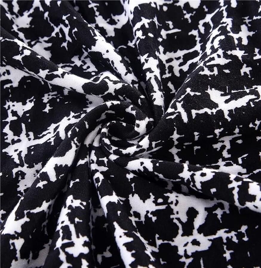 CLORD Stoelhoes set van 2 4 6 stuks moderne elastische stoelhoezen voor eetkamerstoelen. Deze afneembare en wasbare stoelhoezen zijn perfect voor keukenstoelen. antraciet zwart