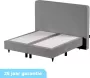Cloudpillo Boxspring 180 x 210 Pocketvering Grijs Incl. extra comfortlaag 25-Jaar Garantie - Thumbnail 1