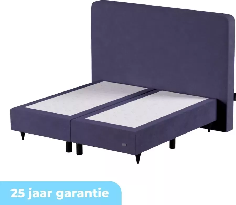 Cloudpillo Boxspring 180 x 220 Pocketvering Blauw Incl. extra comfortlaag 25-Jaar Garantie