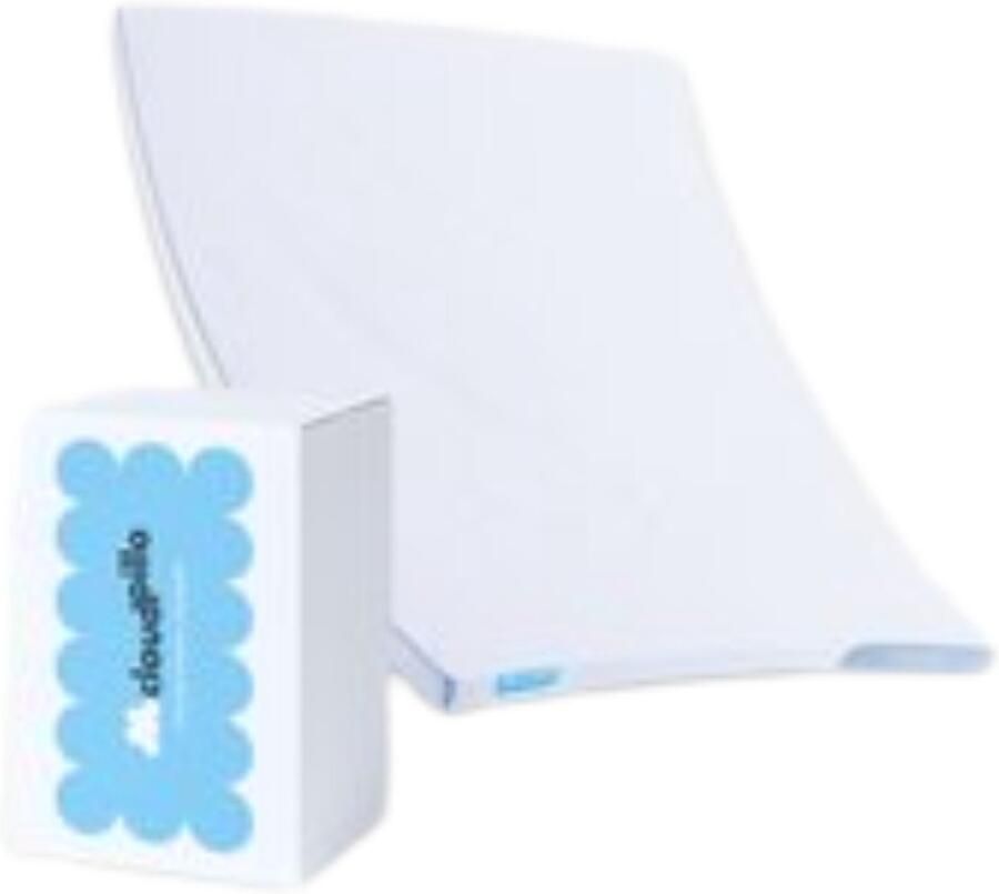 Cloudpillo Original Topper 160x200 Topdekmatras 125 Dagen Proefslapen Adaptive Support laag 4-Seizoenen Voorzien van Elastieken Matras topper - Foto 2